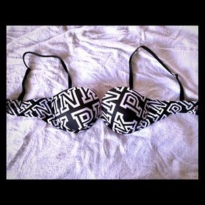 Victoria’s Secret PINK logo bra 36D NWOT